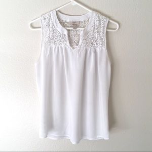 Loft lace top